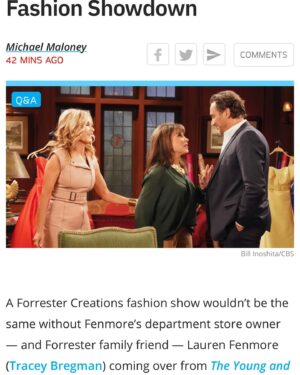 Tracey E. Bregman Instagram - Our 5 episodes on @boldandbeautifulcbs are over and we had the time of our lives. Thank you to our B and B family, to all the cast and crew and production and Brad Bell for having us. “We’re so glad we had this time together” until next time… @katelinderyr @marieosmond @iamthorstenkaye @johntmccook @bbheathertom @katherinekellylang @jennifergareis #soaps #daytime #love #actor #fun