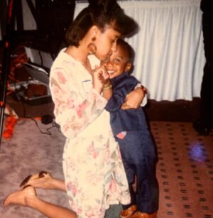 Tracie Thoms Instagram - I have a baby brother, and his name is Austin. And he’s the best baby brother ever. And today is his birthday! And I love him lots and lots! @a_manthedj_ , I’m so lucky that I hit the jackpot in the sibling dept, and mom and dad @donaldthoms gave me you! Have the best birthday ever!!!!!