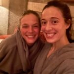 Tracy Spiridakos Instagram - Spa day with @marinasqu 😍 Relaxing massage @cowshed some delicious food and drinks @sohohousechicago = perfection 🍸🍸