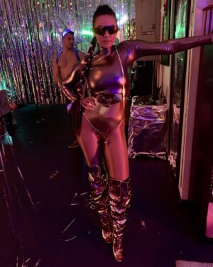 Trieste Kelly Dunn Instagram - HBD @theemmyharrington QUEEN OF OUTER SPACE, QUEEN OF DANCE FLOORS, QUEEN OF @mariescrisis QUEEN OF MY HEART 
💛🪐💛💃💛👽