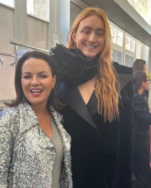Triona McCarthy Instagram - Back to Black for #vogueworld2023 wearing @ninaricci by @harris_reed 
Swipe to see #whoworeitbetter