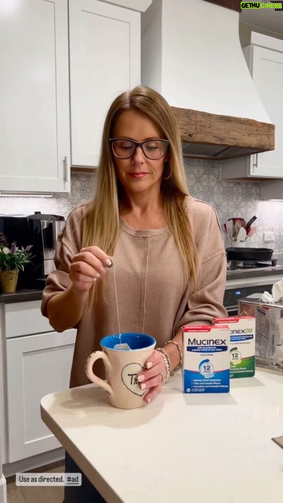 Trista Sutter Instagram - #AD There’s nothing worse than getting hit with a cough and cold after the holidays. During cold and flu season, when I feel those pesky symptoms start to come on, my go-to is Mucinex 12-Hour. Not only do @Mucinex_us 12-Hour products provide relief when I need it, it’s just one easy dose that lasts 3X longer than other 4-Hour medications, which means I can jump right back into all the action of a busy family life, being a mom, and having fun. Use as directed 🕛 🙌 #mucinex