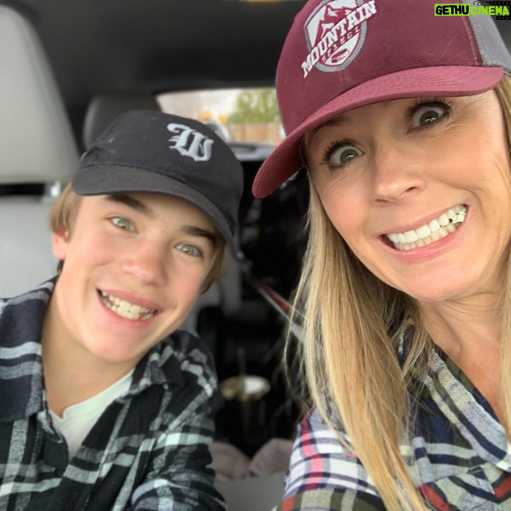 Trista Sutter Instagram - Two truths and a lie, birthday edition 🥳: 1. Maxwell Alston Sutter made me a mom 16 years ago, today. (What?!!) 2. He has grown into a strong-willed, handsome, patient, fun-loving, independent, no-nonsense stoic who loves hockey, his friends, working out, cliff jumping, teasing his mom, and petting his Sophie bear and hates attention, pictures, and hanging up his towels. 😜 He is his mother’s favorite son and she is thankful every day (except maybe those days when he doesn’t hang up his towels) that he blessed her with her favorite role. 3. He is the spitting image of his mom. #anyguesses #2truths1lie #happy16thbirthday #maxwellalston #myfirstbaby #peanut #alwaysmybabyboy #evenifhestallerthanme