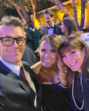 Trista Sutter Instagram - When I applied to be on a new reality show back in 2001, I could never have guessed how that one decision would change my life.  22 years later, I get the honor of being included as a guest at another GORGEOUS ceremony (in large part because of one of my VERY favorite people - @mindyweiss !), celebrating the sweet love of @goldengerryturner and @theresa_nist with the family I created with @ryansutter by my side.  The world of @bachelornation is a crazy one sometimes full of drama and heartbreak, but it is one that I am wholeheartedly grateful for. I love these people and to reunite with and meet so many while we all celebrated another love story made me so happy! Congratulations Gerry and Theresa!! 💛 💛💛

Dress: @petalandpup 
Glam: @emmawillishmu @beautybynorad 
#goldenbachelor #ilovelove #bachelornation