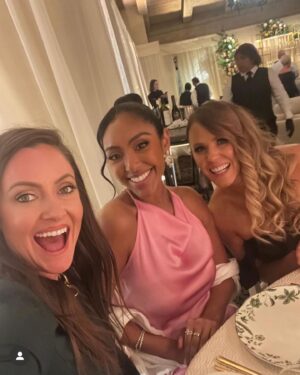 Trista Sutter Instagram - When I applied to be on a new reality show back in 2001, I could never have guessed how that one decision would change my life.  22 years later, I get the honor of being included as a guest at another GORGEOUS ceremony (in large part because of one of my VERY favorite people - @mindyweiss !), celebrating the sweet love of @goldengerryturner and @theresa_nist with the family I created with @ryansutter by my side.  The world of @bachelornation is a crazy one sometimes full of drama and heartbreak, but it is one that I am wholeheartedly grateful for. I love these people and to reunite with and meet so many while we all celebrated another love story made me so happy! Congratulations Gerry and Theresa!! 💛 💛💛

Dress: @petalandpup 
Glam: @emmawillishmu @beautybynorad 
#goldenbachelor #ilovelove #bachelornation