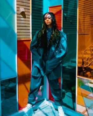 Troy Leigh-Anne Johnson Instagram - thank you for the feature @rivalmagla 💗💗

📸: @heather.rival 
writer: @oliviavitarelli 
wardrobe: @otheezystyledit 
hmu: @abhairmakeup 
hair accessories: @ladybyyrdstudios 
braids: @trenaebraids