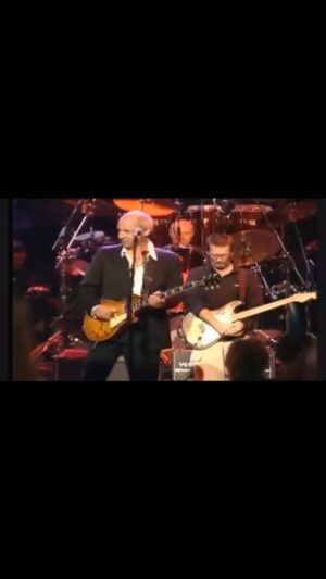 Trudie Styler Instagram - What a brilliant and iconic moment from 1997 at the Royal Albert Hall in London, a benefit for Monserrat - it was special in the room on the night, but somehow seeing it all these years later makes me appreciate it even more. Some of the biggest rock stars ever, all together, having the best time 🌟💥🔥