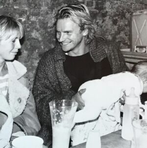 Trudie Styler Instagram - My darling Mickey, first born, Brigitte Michael, 7lb 8oz, 19 inches lighter long. I remember that Thursday night you were born so vividly, at 9.10pm. You are an accomplished fine artist, actor of note and adding writing and producing credits to your impressive creative resume. You have made dada and me proud every day with the mother you now are, with your loving heart, your ferocious determination, and your joy in life despite many challenges. Your belief in Akira has given him all the confidence and determination he needs to succeed, and everyone else believes in him too. There is nothing he can’t do if he puts his mind to it and that is thanks to you, his amazing mom. You give so much love and you are surrounded by love yourself, and it is all so deserved. Happy Birthday @sumnermickey! Sending all my love ❤️❤️❤️❤️
