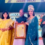 Trupti Mirambika Instagram – Today I feel very proud to receive the award from our Honourable Governor of Odisha Raghubar Das sir 🙏and the member of parliament (Bhubaneswar) Aparajita sarangi mam ❤️🙏Thanku so much to all members of Khordha Mahoschab for inviting me 🙏