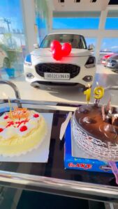 Trupti Mirambika Instagram - I’m 19🎂 birthday special 😍 Welcome my white member 🫶🏻🤍 #new #car #love #happiness #celebration #birthday #enjoy #instagood #instagram #reels #creator #trending #viral #video