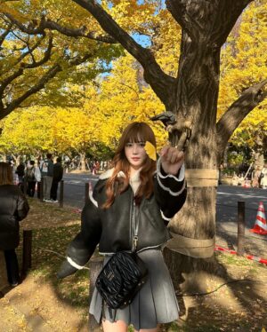 Ui Mihara Instagram - いちょう並木最高だった