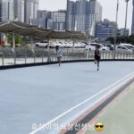 Uie Instagram - 효심이네 각자도생 속 효심이는 육상선수 출신 트레이너라 뛰는 장면에 고민이 많았는데 도움을 준 김민지 선수 다시 한번 감사합니다😆