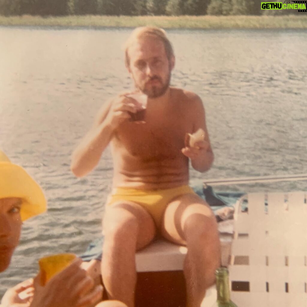 Ulrika Jonsson Instagram - Älskade pappa. Today you would have been 80. Have missed you these last 27yrs. Have missed your humour; your practical jokes; your love of life; your love of the female form; your love of food; your love of dogs; your love of a tipple at inappropriate times;your practicality. Have missed you sitting around in your underpants; missed your hoovering naked at 4am. Have even missed your unreliability; your inconsistency; your inability to ever be on time. Have missed you forgetting my birthday. But most of all I’ve missed time with you. And the way you always stole the food on my plate and called me “gumman”. Or by my sister’s name. You were the love of my life. #bossejonsson