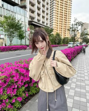 Umeyama Cocona Instagram - ポニーテール🤍

#ポニーテール#ヘアアレンジ#私服#ZARA