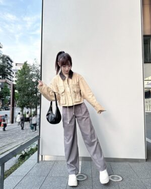 Umeyama Cocona Instagram - ポニーテール🤍

#ポニーテール#ヘアアレンジ#私服#ZARA