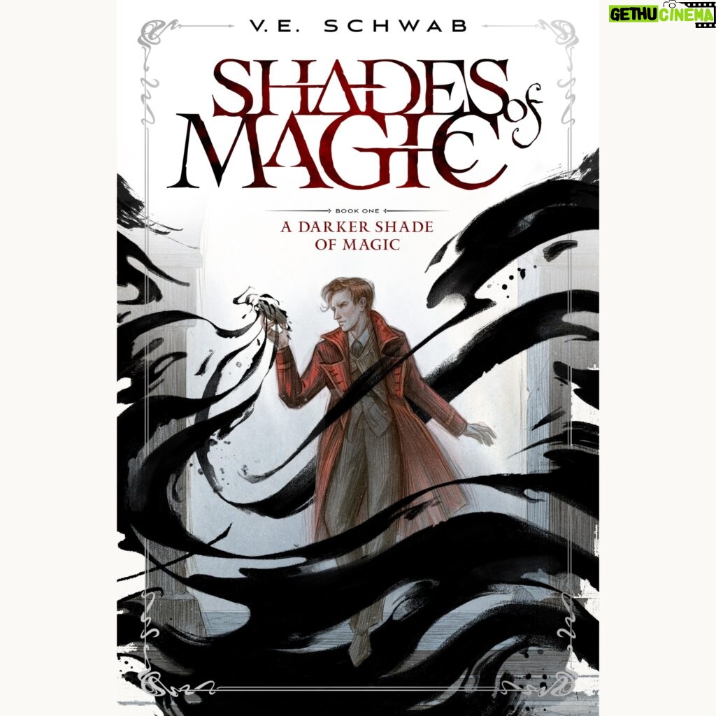 V. E. Schwab Instagram - “Kell wore a very peculiar coat.” So excited to share the cover of the @wraithmarked deluxe illustrated edition of ADSOM, designed by the incomparable @rovinacai. And more interior illustrations by the amazing @ortizfreelance . Kickstarter coming this Tuesday! Sign up to be first in line. Link in my bio ;)