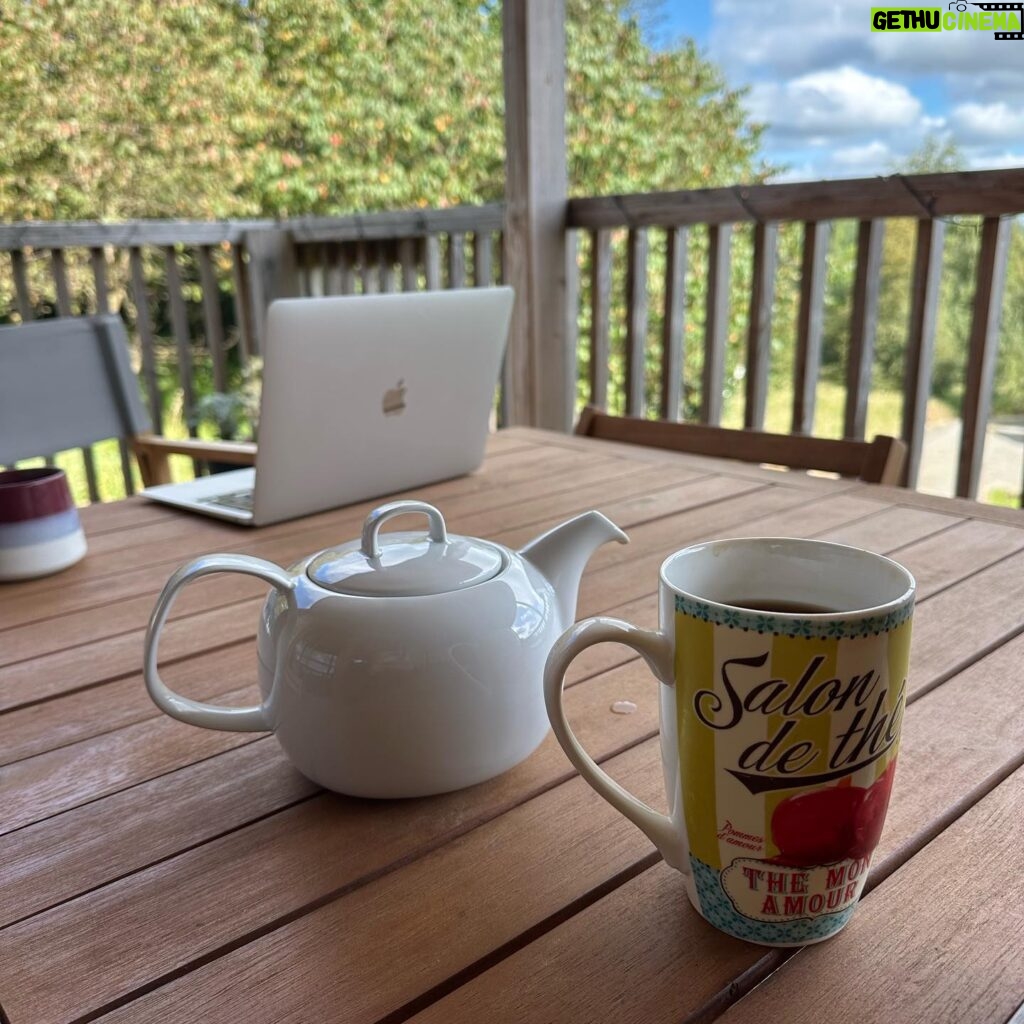 V. E. Schwab Instagram - Sitting here at this quiet table with the Pentlands in the distance, I just passed 100,000 words on my next standalone novel, which I've been calling Bones. I still have a ways to go, but it's important to celebrate the small steps toward big goals. #writing #bookstagram #authorlife #veschwab