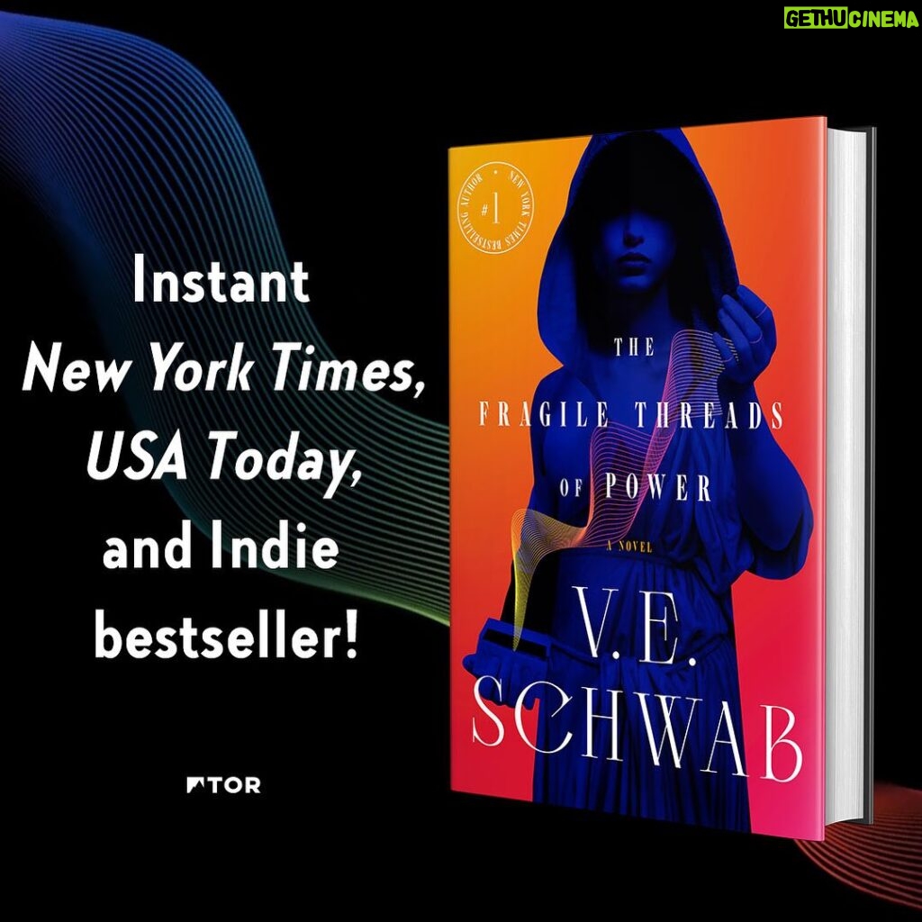V. E. Schwab Instagram - #4 on Indie Bestsellers List. #6 on NYT Bestsellers List. #18 on USA Today Bestsellers List. Thank you for celebrating this homecoming with me. Thank you for still believing in magic.