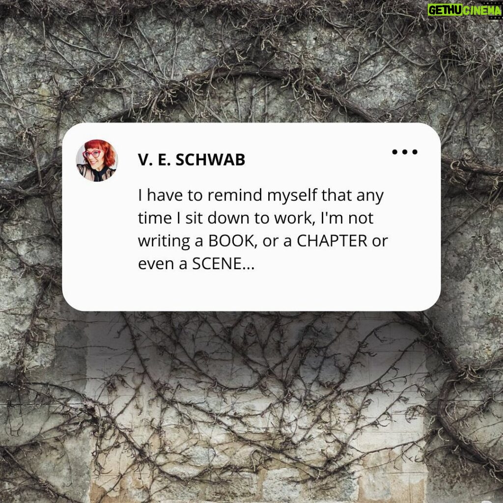 V. E. Schwab Instagram - Even the smallest steps add up. . . . #writersadvice #wednesdayvibes #quoteoftheday #writersofinstagram #bookstagram #booktok #addielarue