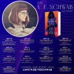 V. E. Schwab Instagram - The US Threads of Power tour is officially happening! I’m honestly pretty blown away by the stops, the venues, and the company I’ll be in! Swipe for close-ups. And here’s the list in caption form: 🪡 Pasco, WA 🪡 San Francisco, CA 🪡 Los Angeles, CA 🪡 Scottsdale, AZ 🪡 Denver, CO 🪡 Katy, TX 🪡 St. Louis, MO 🪡 Nashville, TN 🪡 Bexley, OH 🪡 Traverse City, MI 🪡 Arlington, VA 🪡 Brookline, MA 🪡 NYC, NY The events are all ticketed (link in the bio), and they’re likely to sell out, so if you want to come and see me and my wonderful conversation partners, I recommend grabbing your ticket as soon as possible! 🪡 UK tour details to come. #shadesofmagic #threadsofpower #veschwab