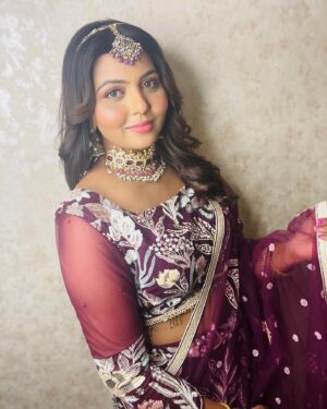 VJ Mounika Instagram - 🎆 #nofilter 

Makeup and hair : @honeylang_makeup_artist 
Jewellery: @chennai_jazz