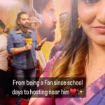 VJ Ezhilarasi Instagram - I’m a very big fan of @silambarasantrofficial sir since childhood , Bt many use to tease me (including my family members,) wen I was in my school days, so literally I hided my emotions to them cuz I was afraid they might tease me very badly & they might judge me bad nu I won’t tell anyone I like simbu sir nu..Bt now I’ll tell the world no matter how they judge me, I’m ur biggest fan @silambarasantrofficial sir♥️ Love u for who u are✨ one main things I learned from u is ethana vaati & evlo Peru nee tohthuta nu sohnaalum, we should never give up on ourselves✨ this was a much needed lesson I learnt from u sir.. Lots of love & respect to u ♥️