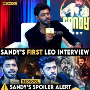 VJ Ezhilarasi Instagram - 🧊🔥LEO : Vijay Sir அடிச்ச அந்த அடி., 💥- Sandy's First LEO Interview | Lokesh Kanagaraj | Anirudh 
  #leo #sandy #lokeshkanagaraj

#Thalapathy @actorvijay  @lokesh.kanagaraj @trishakrishnan @anirudhofficial @7_screenstudio @jagadish_palanisamy @duttsanjay @arjunsarjaa @gauthamvasudevmenon @priyawajanand @mathewthomass @anbariv_action_director @manojinfilm @philoedit @artdirector_satheeskumar @dineshmaster_official @pallavi_85 @ekalakhani @praveenraja @gopiprasannaa @sync.cinema @ganpat_kannan @ramkumar_balasubramanian @officialgoldminestelefilms @swagathenterprisesblr @sitharaentertainments @sreegokulammoviesofficial @sonymusic_south #Leo