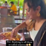 VJ Ezhilarasi Instagram - I’ve the most sweetest relatives as well as Idhu maari torture pahnra relatives , so Indah video avangalukaaga mattumeh ✌🏻☺️