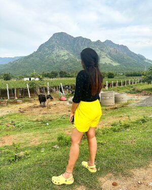 VJ Ezhilarasi Instagram - Much needed kutty break✨ this place had my heart & soul 😇🧘‍♀️