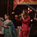 VJ Kalyani Instagram - Swipe>>> 💛 (DO NOT MISS THE LAST PIC‼️ Or may be the pics on the wholeee🙈) ... Yet an other massive show with stellars @sivakarthikeyan @sreeleela14 @actorsathish @iambababaskar Anantara'24 Thankyou for all the loveee DSU💛💛 Breaking the blues with @lithas_rentals 📸: @balaartphotography thankyou, loving the work! #host #collegeculturals #gratitude #sreeleela #sivakarthikeyan #actorsathish #bababaskar #fun #vjkalyani🎤