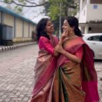 VJ Tara Instagram - My dhevadhai @vj_tara 🥰🥹 . . . . . . #sisters #tamilsonglyrics #tamilsong #tamil #tamilreels #reelitfeelit #tamilsong #tamilstatus #tamilsonglyrics2 #tamilmemes #sisterhood #sareelove #sareeindia #tamilmusic #tamilactors #family #sisters👭