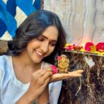 Vaishali Raj Instagram - My lil #ganesha 🫶🏻 is on next pic 😁 Ganapathi Bappa moriyaa may lord Ganesha bless you all with more #happiness #prosperity #health wishing everyone happy Ganesh Chathurthi