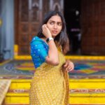 Vaishali Raj Instagram - Andariki sriramanavami subhakanshalu🙏🏻☺️ . . . #jaishriram #ramnavmi #navami #saree #vibes #festival #mood #throwback #love #candid