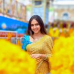 Vaishali Raj Instagram - Andariki sriramanavami subhakanshalu🙏🏻☺️ . . . #jaishriram #ramnavmi #navami #saree #vibes #festival #mood #throwback #love #candid