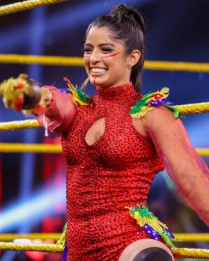 Valentina Feroz Instagram - With immense gratitude, I express my sincere thanks to everyone who has been part of my journey in WWE. From teammates to loyal fans, each of you has contributed to shaping my career in unforgettable ways.

Thank you for all the opportunities granted to me over the years. Every challenge and victory has been experiences that have shaped who I am today. As I depart from the company, I carry with me precious memories and valuable lessons.

While my time in WWE has come to an end, I recognize that this does not mark the end of my journey. The doors are open to the next chapter of my life, and I am eager to explore new horizons and challenges.

I am grateful to all who have supported and followed my career thus far. You are the reason I continue to strive and believe in myself. I can’t wait to share with you what the future holds.

With gratitude and optimism,
Valentina feroz 👊🏻