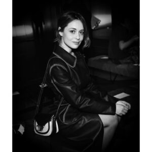 Valeria Bilello Instagram - Mornings at @tods 🖤 
@walterchiapponi ✨

Merci 
@vaneboz @vlmmilano 
@ot.h.er @manola_spaziani_mua 
@simonebellimakeup