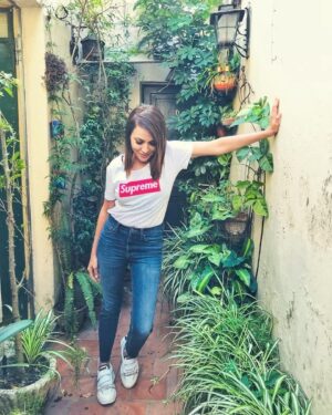 Valeria Gastaldi Instagram - Green🍃
Gracias a mi amiga @maitatshirts
Se vienen prendas nuevas increíbles 🙌