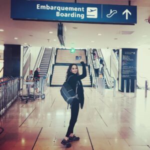 Valérie Bègue Instagram - Juste un sac à dos
Un passeport
Plus de portable
À la revoyure !