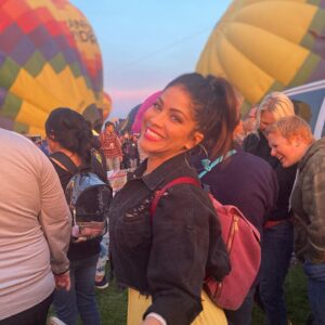 Valery M. Ortiz Instagram - This was SUCH a memorable week! Kicking it off with the Alanis concert to my first time in New Mexico for a bucket list event, I’m honestly still digesting it all. I’ve been in my head a lot (in a good way!) and the bottom line is I am so thankful about this space in my journey. I like it here. 
.
My trip takeaways were: 
*my travel bug is back with a vengeance!
*I’m itching to scratch more things off my bucket list.
*Getting out of my comfort zone is a lot more fun than it first may seem.
*Pineapple pepperoni pizza with green chiles is my new fav! 
*I enjoy connecting with strangers (“SmoothSilk” Flying his planes and my sweet new friend on the plane. 🙏🏽You know who you are!)
*Country line dancing is so - much - fun (well w/ partners who knew how to lead & flip me!😳😂) 
*My dime findings are getting crazier & crazier! It blew my mind away this week but also made my heart smile SO BIG!

Swipe LEFT for the highlights! The rest I’m throwing on stories! 
.
.
Thank you SO MUCH @sunnid88 for not giving up on meee! I’m SO happy I came on this trip on short notice & zero set plans! Haha! I loved seeing where you grew up and indulging on all that good NM food! 
To @giselle3171 & @raaaaalphy There are people in our lives we vibe with but could never travel with! I’m SO GLAD as we got to know each other more you guys are now both! Thank you for the laughs and being so nice to Myli! Can’t wait for future adventures! Lmao #Whittier #LookBackAtIt 😂
.
.
#NewMexico #balloonfiesta #balloonfiesta2021 #specialshapesballoon #Travelbug #bucketlist #dimes #messagesfromtheuniverse #focusonthefeeling