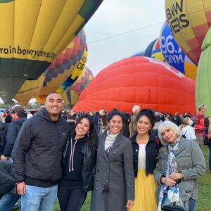 Valery M. Ortiz Instagram - This was SUCH a memorable week! Kicking it off with the Alanis concert to my first time in New Mexico for a bucket list event, I’m honestly still digesting it all. I’ve been in my head a lot (in a good way!) and the bottom line is I am so thankful about this space in my journey. I like it here. 
.
My trip takeaways were: 
*my travel bug is back with a vengeance!
*I’m itching to scratch more things off my bucket list.
*Getting out of my comfort zone is a lot more fun than it first may seem.
*Pineapple pepperoni pizza with green chiles is my new fav! 
*I enjoy connecting with strangers (“SmoothSilk” Flying his planes and my sweet new friend on the plane. 🙏🏽You know who you are!)
*Country line dancing is so - much - fun (well w/ partners who knew how to lead & flip me!😳😂) 
*My dime findings are getting crazier & crazier! It blew my mind away this week but also made my heart smile SO BIG!

Swipe LEFT for the highlights! The rest I’m throwing on stories! 
.
.
Thank you SO MUCH @sunnid88 for not giving up on meee! I’m SO happy I came on this trip on short notice & zero set plans! Haha! I loved seeing where you grew up and indulging on all that good NM food! 
To @giselle3171 & @raaaaalphy There are people in our lives we vibe with but could never travel with! I’m SO GLAD as we got to know each other more you guys are now both! Thank you for the laughs and being so nice to Myli! Can’t wait for future adventures! Lmao #Whittier #LookBackAtIt 😂
.
.
#NewMexico #balloonfiesta #balloonfiesta2021 #specialshapesballoon #Travelbug #bucketlist #dimes #messagesfromtheuniverse #focusonthefeeling