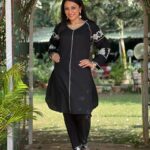 Vandana Lalwani Instagram - Strong. Confident. Unstoppable. ✨ . . . Wearing these amazing outfits from @aadews__ PR @maverick.communication01 #ootd #newcollection #cotton #stylish #comfortable #vandanalalwani #coordset #cottondress #kurti #explore