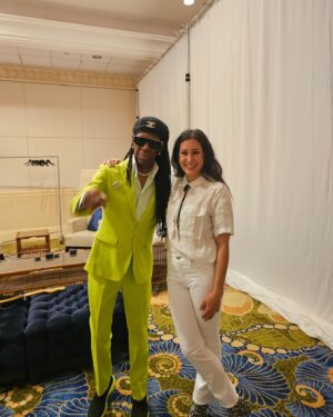 Vanessa Carlton Instagram - @nilerodgers is not just a musician, he is an architect of a sound. A sound that lifts you off the ground. He is simply a magic man. He is also a sweetie. I sat next to him on a plane a long time ago and he was kind to me. It was a great honor to open for him at the #DancingOnTheSand festival this past weekend. Thank you to @lionelrichie (huge fan!) and @vibeepresents for inviting me and my band to be a part of the show! A big thanks to my band mates @skyeayeaye @jesskehume @jburgerdrums. Love you guys.

Vanessa

PS. Last shot is @johnjmccauley of the band @deertickmusic and our new son Angus. John had to take one for the team and stay behind last minute because Angus couldn’t travel and needed his dog Dad.