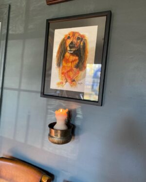 Vanessa Carlton Instagram - I will light a candle for you for the rest of my days. Miss you so much Victor. Every night Sidney sees you in the stars. Painting by @bluepurpleflower