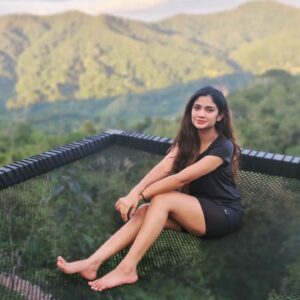 Vanessa Cruez Instagram - It was indeed a breathtaking view🥰😍..

#vanessa #vanessacruez #thailand #thai #chiangmai #vacation #travel #travelphotography #view #mountains #high #nature #peace #calm #happiness #joy #love #scenery #sunset #instagood #posing #candid #messyhair #breathe #instagram #chill #mood #feelings #black #sky
