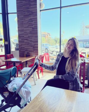 Vanessa Hessler Instagram - Baby’s first outing 🌏