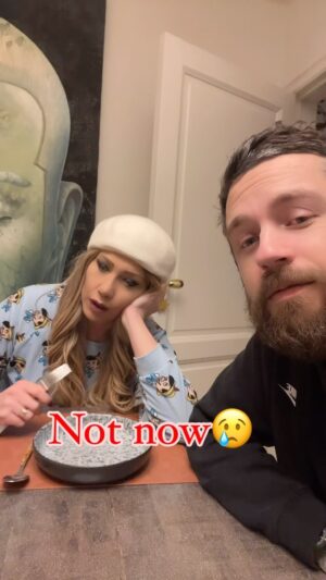 Vanessa van Cartier Instagram - #table #food #joke #comedy #laugh #blonde #marco #scream #deepvoice #funnyvideo #trans #fypシ #hungry