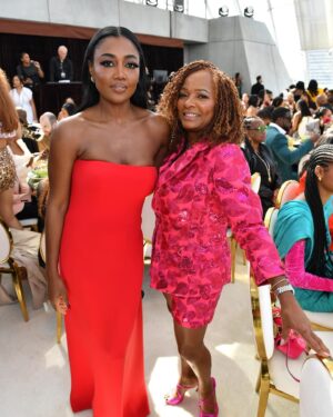 Vanessa Bell Calloway Instagram - #essencewomeninhollywood luncheon last week was great! Always nice seeing the beautiful ladies @patinamiller @thedaniellebrooks @gail__bean @ceoazarel @iamrobireed @erikaalexanderthegreat @tikasumpter Letitia Wright 😍😍😍