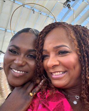 Vanessa Bell Calloway Instagram - #essencewomeninhollywood luncheon last week was great! Always nice seeing the beautiful ladies @patinamiller @thedaniellebrooks @gail__bean @ceoazarel @iamrobireed @erikaalexanderthegreat @tikasumpter Letitia Wright 😍😍😍