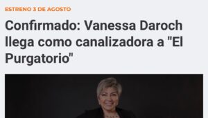 Vanessa Daroch Instagram - Ya puedo contarles esta noticia que guardaba como sorpresa para ustedes mis amores!!! Estoy feliz de pertenecer a este nuevo y maravilloso proyecto en canal 13, “El Purgatorio”
Nos vemos este Jueves 3 de Agosto En Vivo….les va a encantar!!!❤️❤️❤️❤️❤️❤️
Los adoro con el Alma