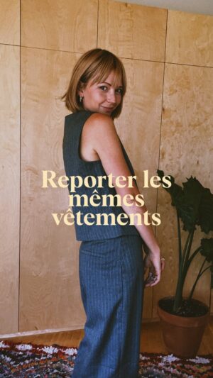 Vanessa Pilon Instagram - POV: L’automne est officiellement arrivé, tu aimerais renouveler toute ta garde-robe mais la planète (et ton budget 🥵) trouve que tu as déjà assez de vêtements. 
À la place, tu limites tes achats à un suit 3 pièces de @reitmans, et une multitude de nouvelles possibilités s’ouvrent à toi, en utilisant les morceaux que tu possèdes déjà.
Par ici, on est team reporter fièrement ses vêtements, souvent, et longtemps. Et vous? 💚 P.S. Je suis une commentatrice de sport ou quoi? #reitmans #rewearyourwardrobe